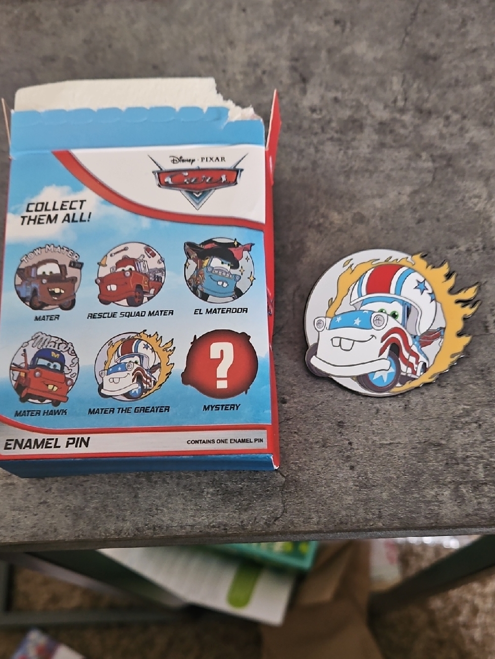 Disney Pixar Cars Enamel Pin